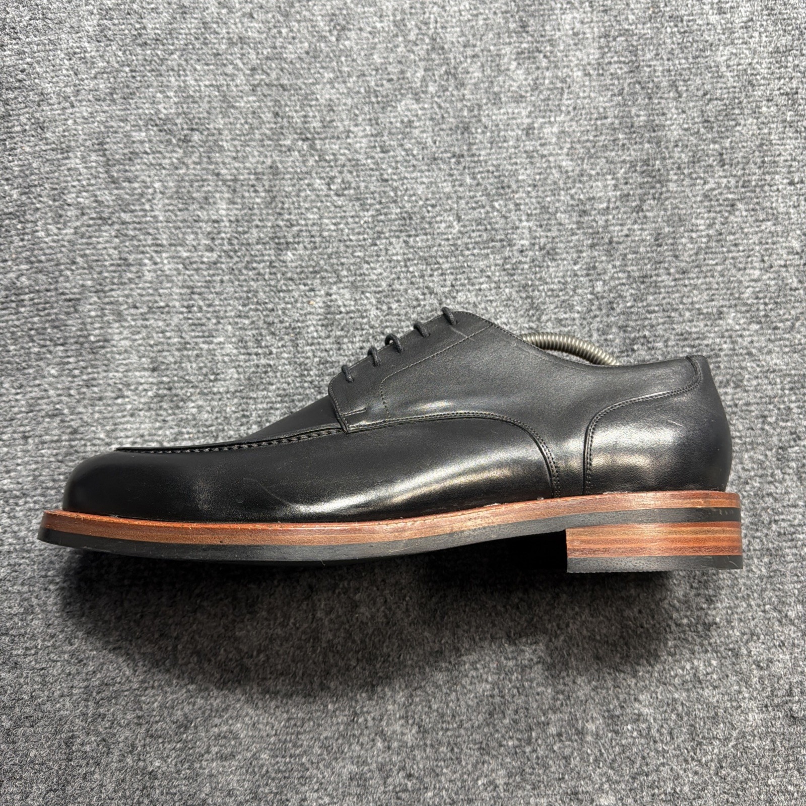 Beckett Simonon Mens 11 Split Toe Derby Oxford Dress Shoes Black Leather New!! — image 5 of 8